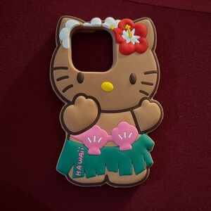 Hello Kitty Brown and Green Phone Case iPhone 13 Pro